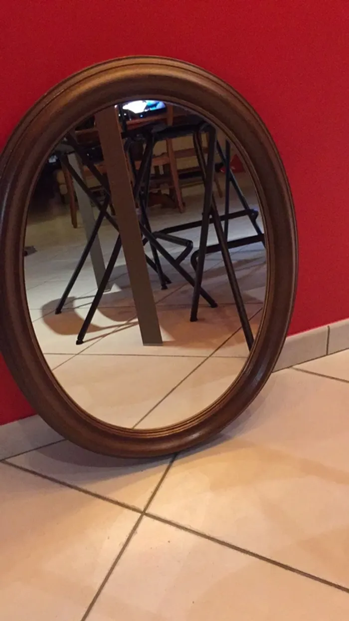 Miroir en bois