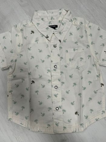 Chemise manche courte palmiers kiabi 6 mois