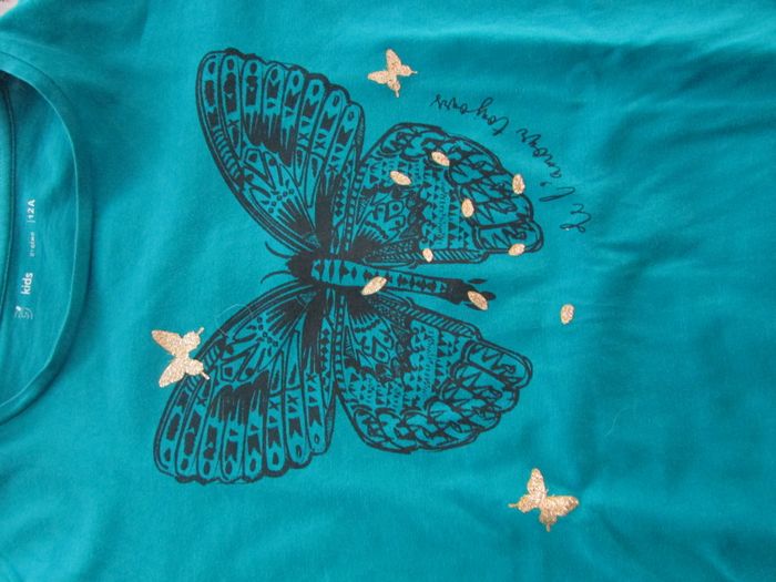 T-shirt fille Papillon Gémo 12 ans - photo numéro 3