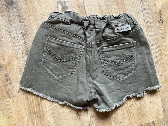 Short en jeans kaki IKKS - photo numéro 2