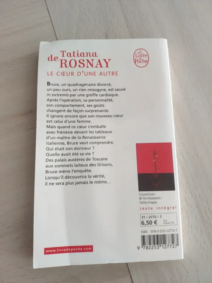Livre poche le cœur d'une autre Tatiana de Rosnay - photo numéro 6