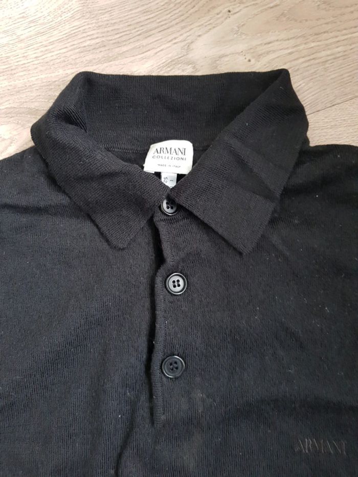 Armani Collezioni - Pull / polo en laine à manches longues - Neuf ! - photo numéro 4