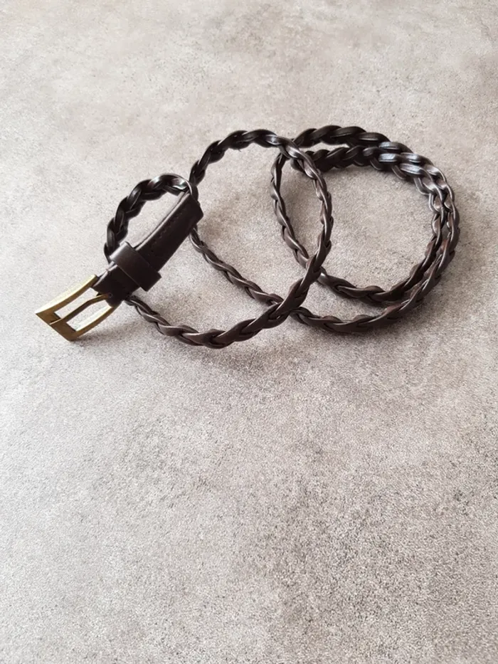 Ceinture tressée