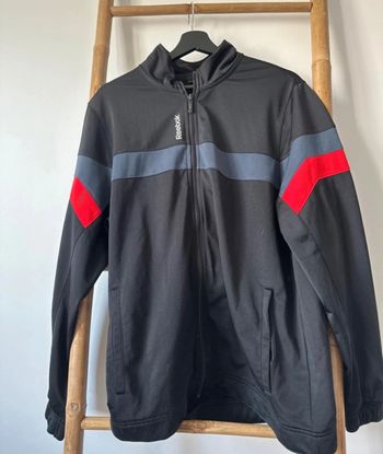 Veste de survêtement Reebok noire