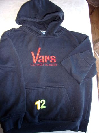 Beau Sweat à Capuche VARS - 12 ans