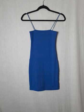 Robe zara bleu cottelé