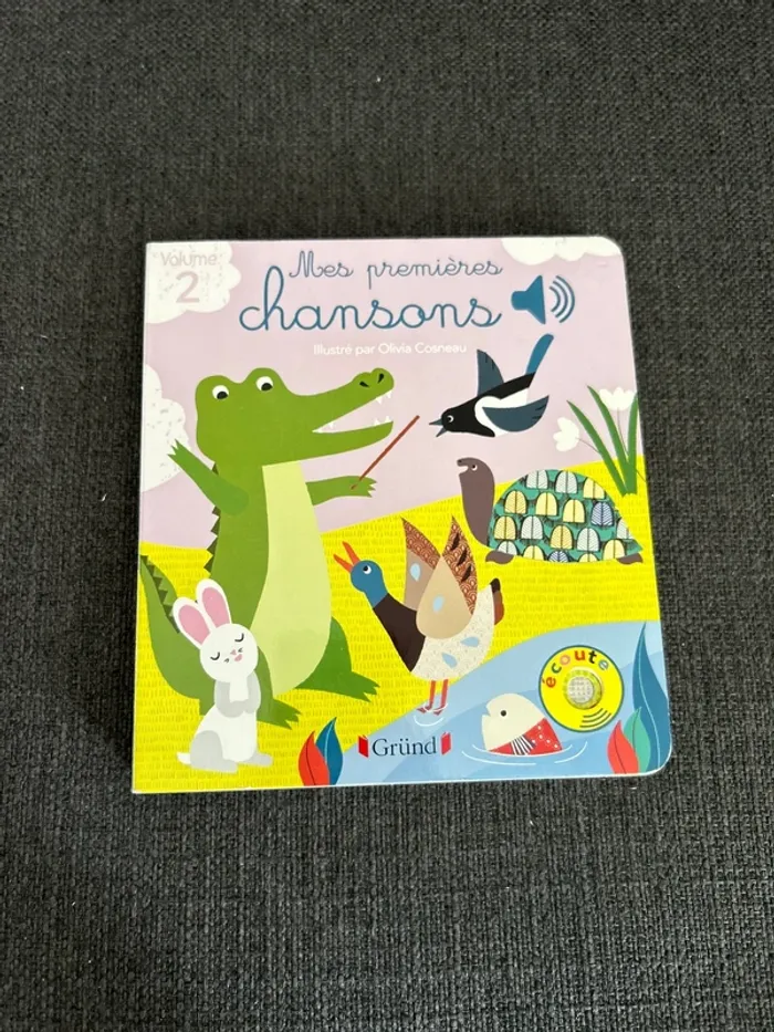 Livre sonore mes premières chansons