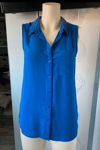 Blouse bleue électrique Mim taille 36