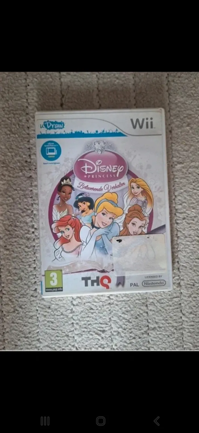 Jeu Wii princesses Disney
Nécessite la tablette WII