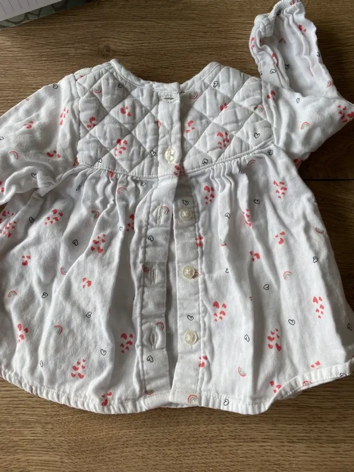 Chemise tunique 1 mois - photo numéro 2