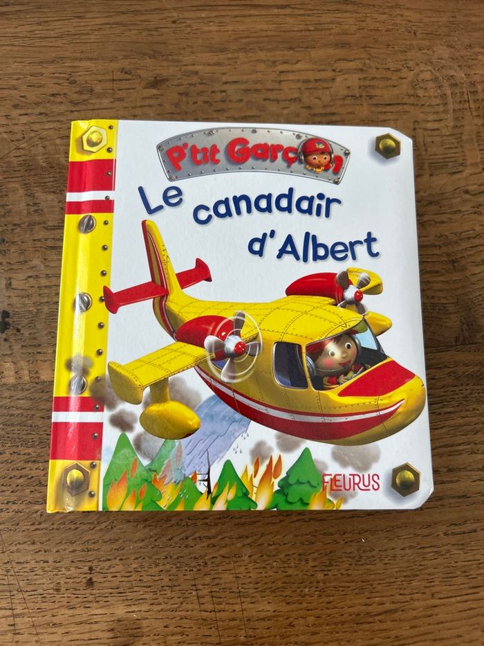 Lot de 2 livres : Le métro d’Enzo, Le Canadair d’Albert - photo numéro 4