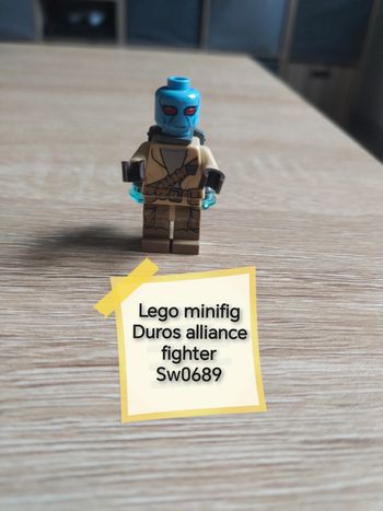Lego minifig Duros alliance fighter sw0689