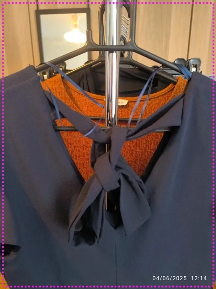 Robe moulante bleu marine (40) - photo numéro 3