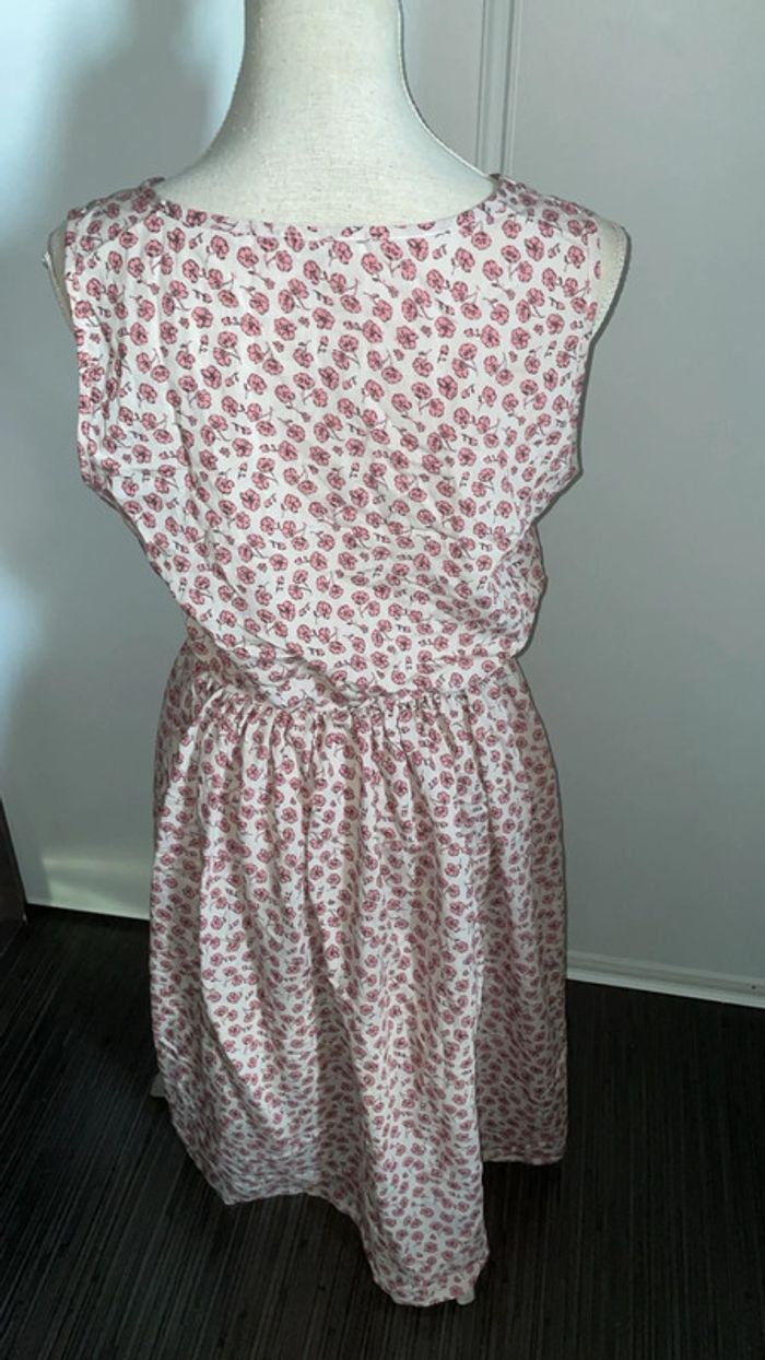Neuve Robe longue fluide Assuili - Made in France - Imprimé fleuri rose - T.S/36 - photo numéro 3