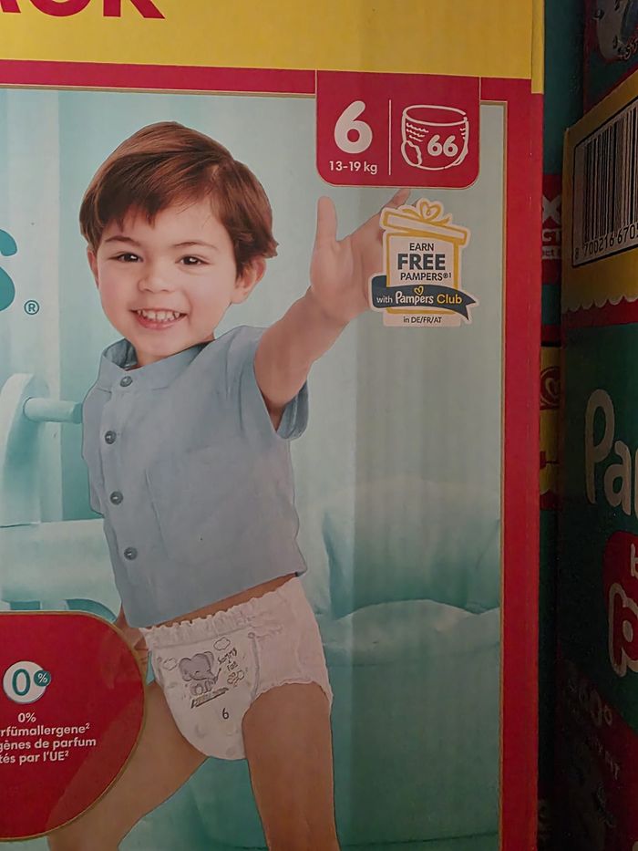 3 cartons pampers premium protection pants T6 - photo numéro 2