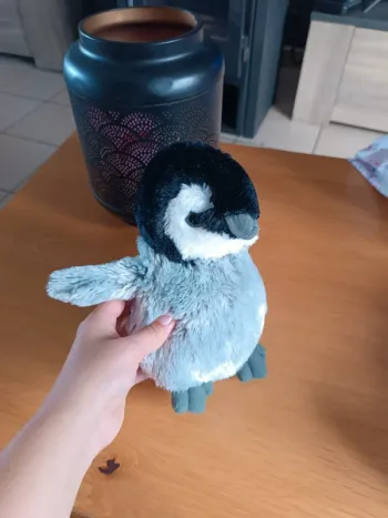Peluche bébé manchot pingouin Nausicaa