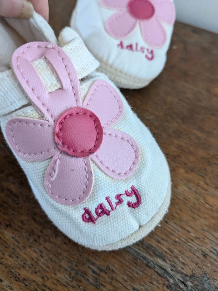 Chaussure bébé fille 6-12 mois fleurs - photo numéro 3
