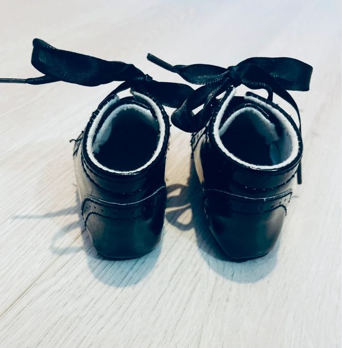 0/3 mois - chaussures vernis noires - photo numéro 3