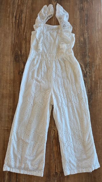 Combinaison blanche broderie anglaise Neuve