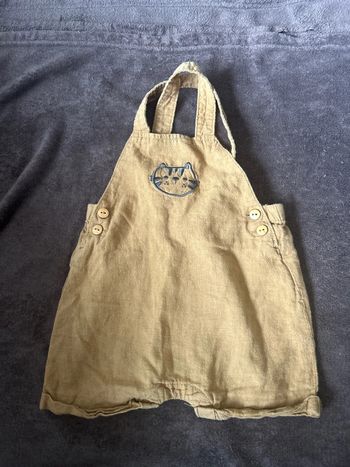 Petite salopette en lin kiabi 18mois