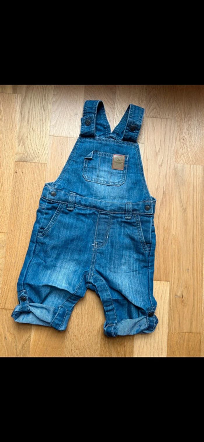 Salopette combinaison en jeans neuve obaibi bébé garçon - photo numéro 7