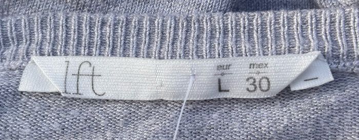 Gilet boutonné gris T40 • Lefties - photo numéro 5