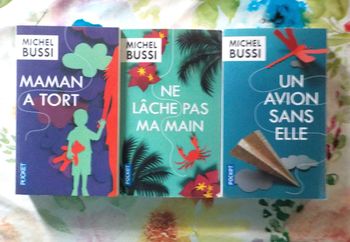 3 Michel Bussi Maman a tort Ne lâche pas ma main Un avion sans elle Ed. Pocket