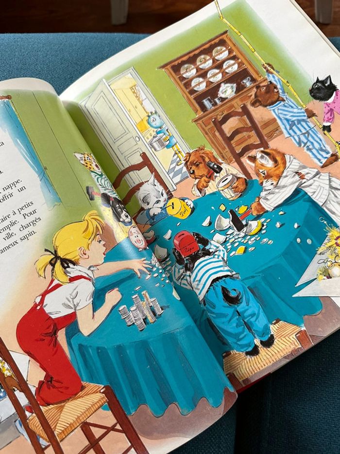 Livre album bd Pierre Probst collector relié rouge Caroline le Noël réveillon sapin - photo numéro 6