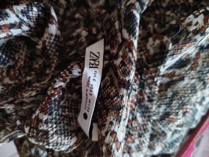 Robe 👗 façon reptile ZARA - photo numéro 9