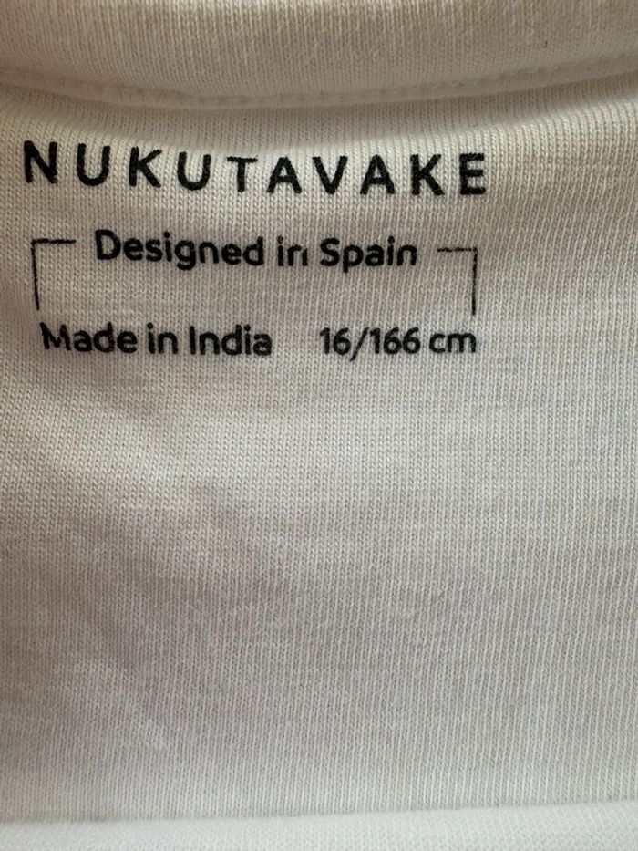 T-shirt Nukutavake blanc 16 ans - photo numéro 3