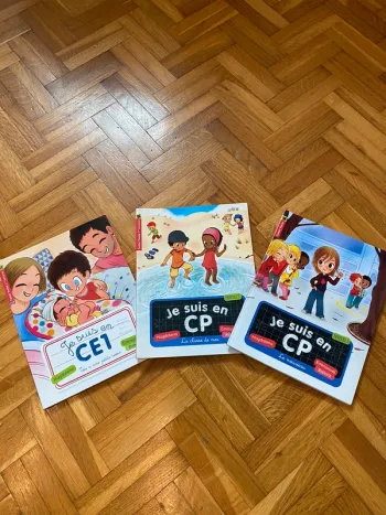 Lot de 3  je suis en CP et je suis en CE1