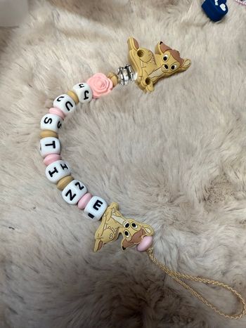 Attache tétine bambi