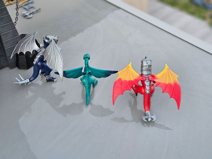 Playmobil La citadelle secrète du dragon 5480 + dragon rouge 5463 - chevalier et dragon - photo numéro 6