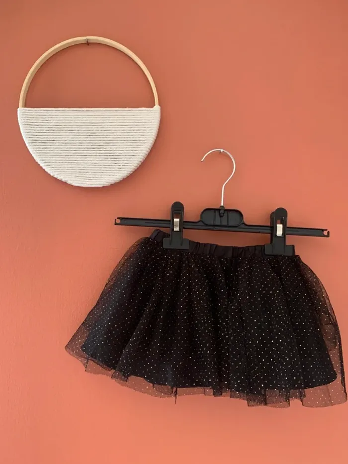 🖤 Jupe tutu noire à pois dorés - La Compagnie des Petits - 2 ans - photo numéro 3