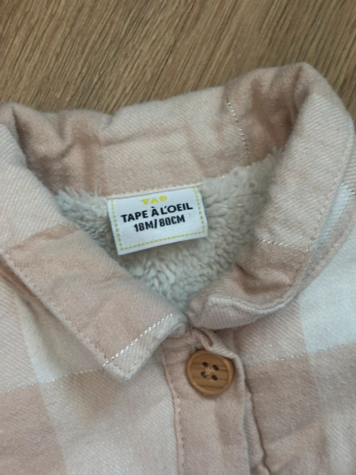 Veste fourrure à carreaux TAO - photo numéro 4