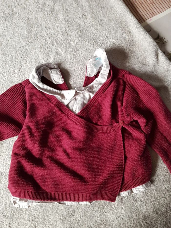 pull chemise 18 mois