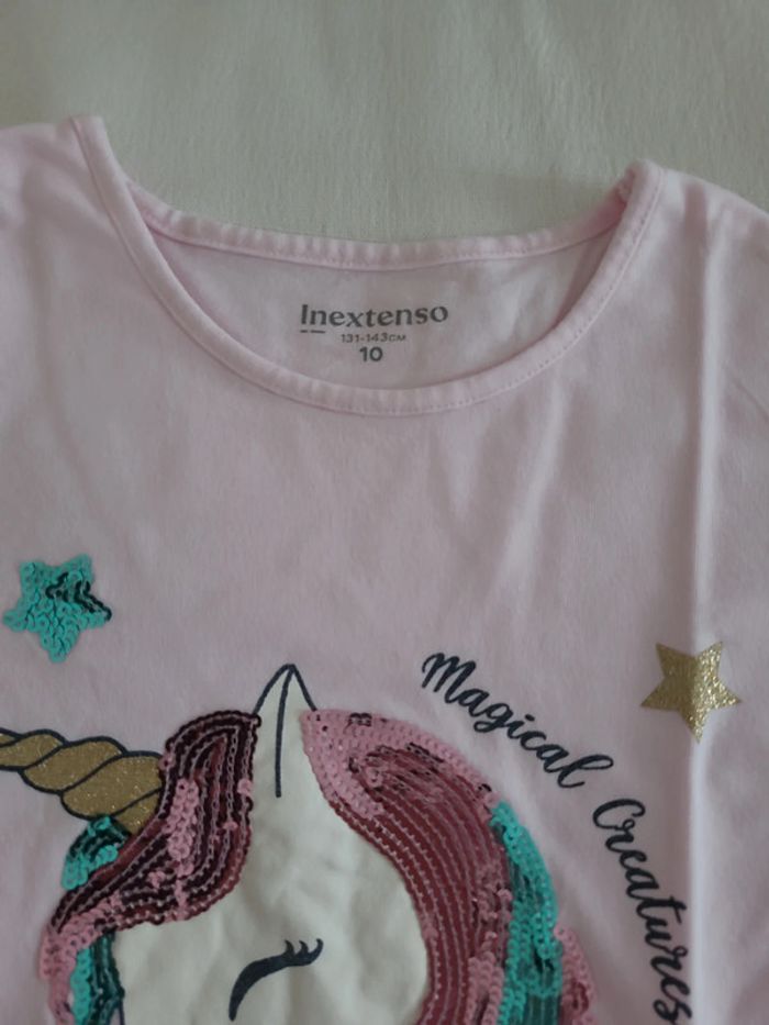 T shirt manches longues 10ans - photo numéro 3