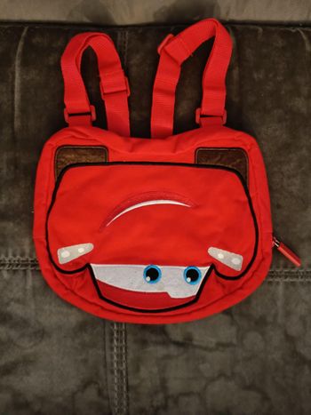 Sac à dos Cars rouge brettèles réglables