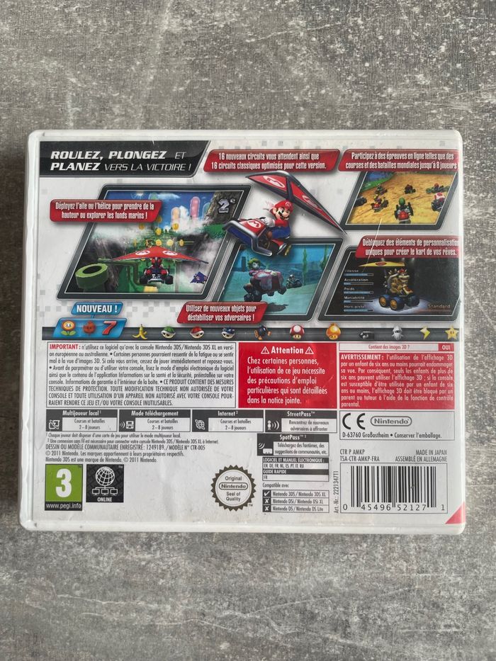 Jeu pour Nintendo 3DS, Mariokart 7, mario kart 7 en français. - photo numéro 3
