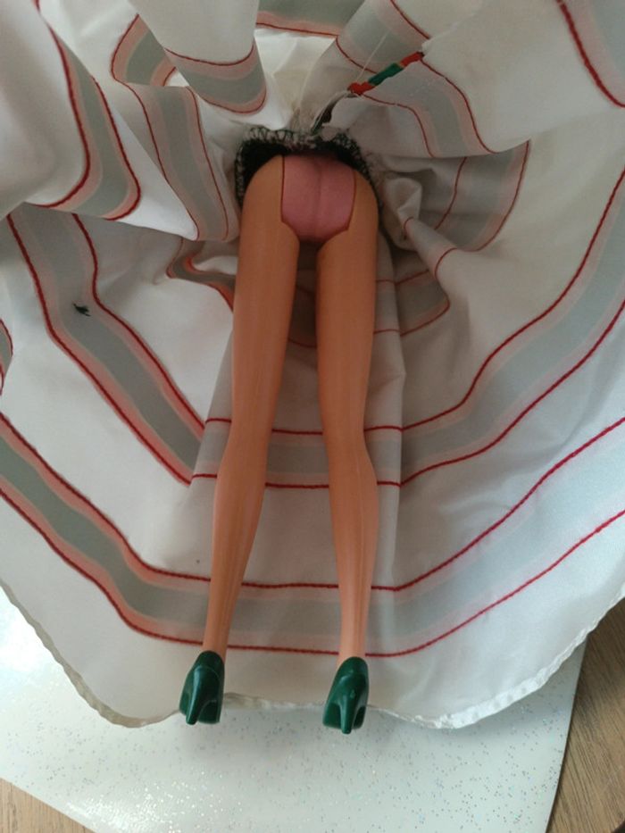 Barbie mattel poupée mannequin doll spécial édition vert green happy holiday 1994 gala vtg - photo numéro 10