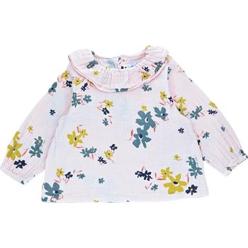 Blouse à manches longues 18 mois en coton bio Petit Bateau