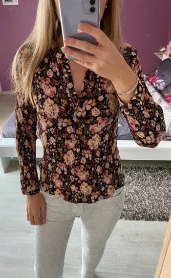 Blouse chemisier Ema blues