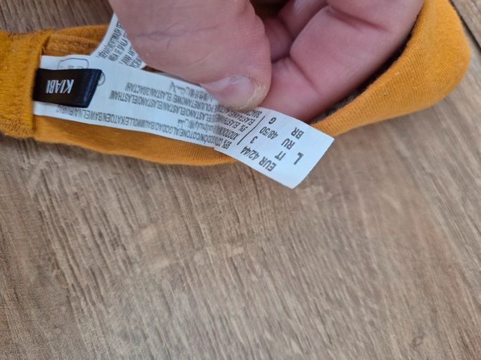Bralette soutien gorge triangle jaune taille 40/42 kiabi - photo numéro 3