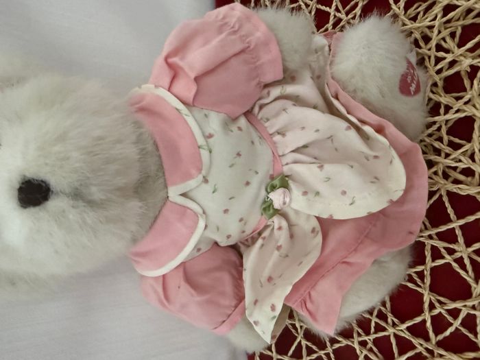 Collection Boyd's ours Girl Rose n°1 Mom Robe rose à fleurs 1988-2006 Ours de Boyd - photo numéro 4