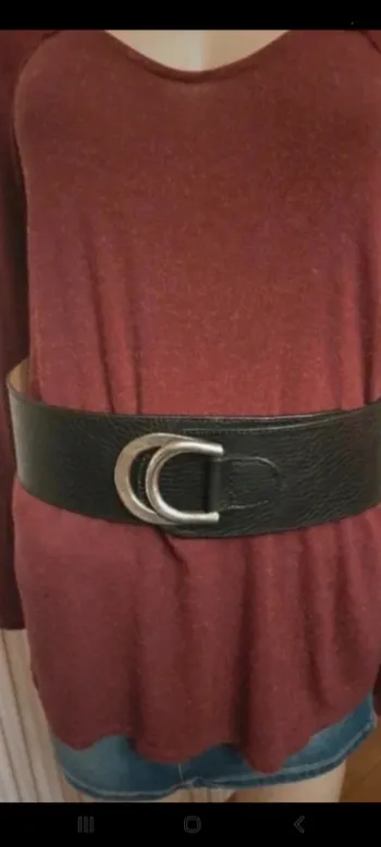 Ceinture cuir fait main Angelo de Lombardi 85cm