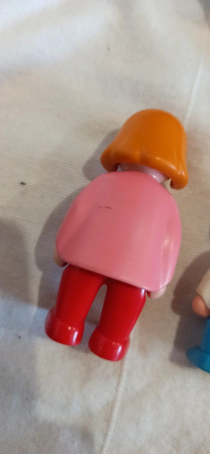 Circuit avec rails et train playmobil 123 - photo numéro 6