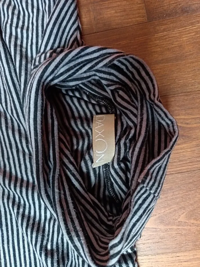 Cols roulé femme à rayures - photo numéro 3