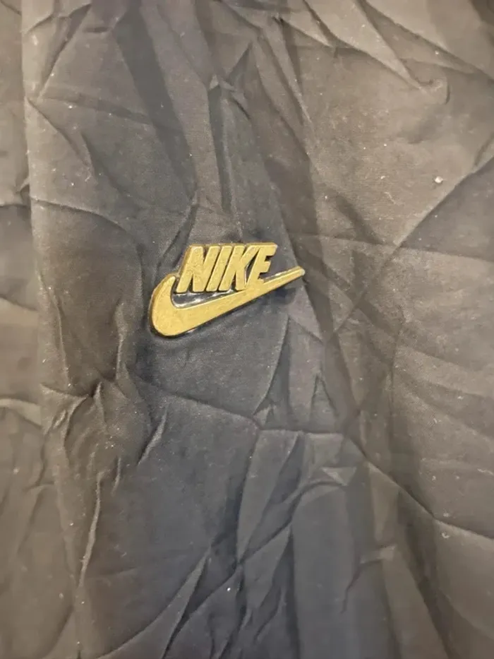 Veste Jacket Nike réversible noire beige/gris mens M - photo numéro 3
