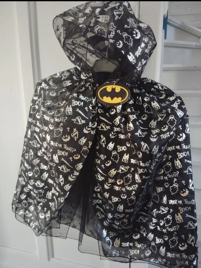 Cape Halloween Batman 7-8 ans - photo numéro 2
