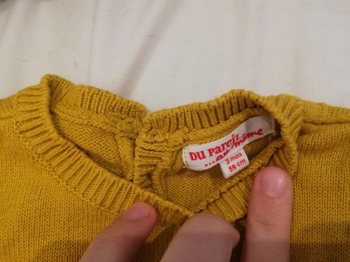Pull moutarde - photo numéro 2
